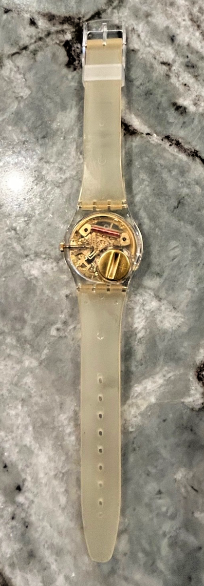 Swatch # 1 Club Special - Golden Jelly - GZ115 – 1990 - Gent | eBay