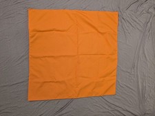 vintage 60s glentex hair neck scarf retro orange made in Japan 20.5" square