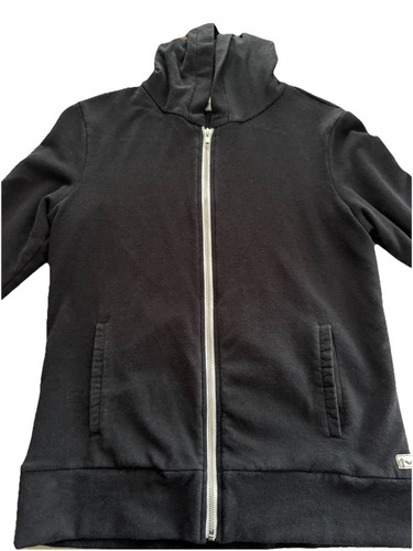 Marine Layer Womens Jacket Zip L Black Athleisure Comfort Cotton Modal Spandex - Picture 3 of 22