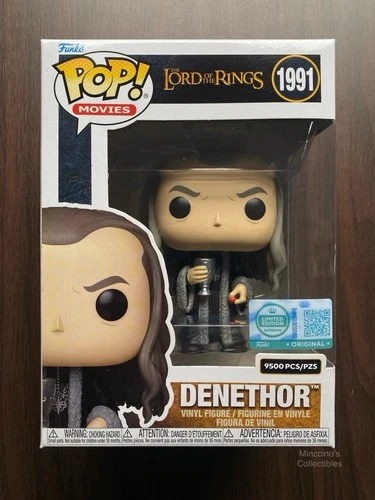 Lord Of The Rings Denethor 9,500 piece Funko Pop 1991