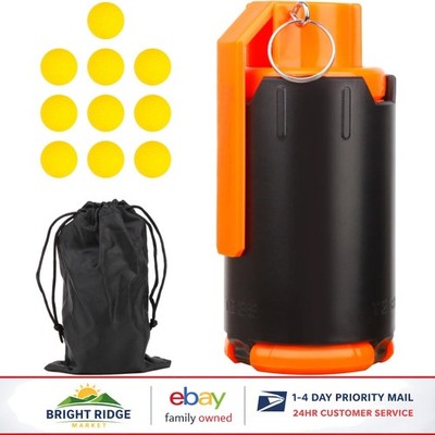 Lightweight Plastic Toy Grenade for CS Games with Easy Release Mechanism