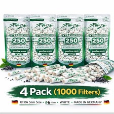 PURIZE XTRA Size 6 mm  White Filters 250 Stk ...