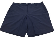 Banana Republic Mens Comfort Flat Front Striped Short in Blue Size 38