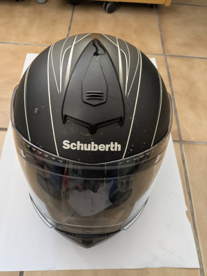 motorradhelm schuberth S2 Sport schwarz Pin-Lock XXL 62/63