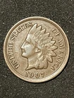 1907 Indian Head Cent Penny Full Liberty US Coin Free Shipping