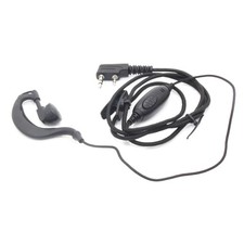 2Pin MIC Headset Earpiece Mic for KENWOOD BAOFENG UV5R Radio Walkie Talkie