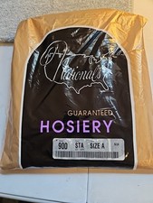 Vtg National's Hosiery Thigh Hi. Style 900. Color Soft Taupe. 3 pair NWT.