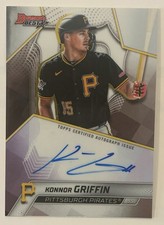 Topps 2025 Bowman's Best Konnor Griffin Autograph Pittsburgh Pirates TP-25