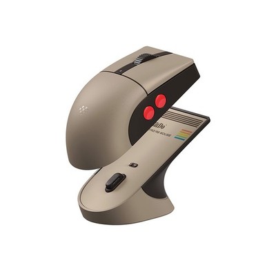 8BitDo Retro R8   kabellose Gaming-Maus im C64-Stil mit 3 Modi und Ladestation