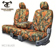 Seat Covers For 2016-2023 Toyota Tacoma Front Set Blaze Camo Canvas
