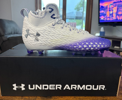 Under Armour Men's Spotlight Clone 3.0 MC Football Cleats White