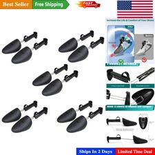 Versatile Shoe Tree Shaper - 5 Pairs for Men's Shoes 5.5-11  Travel Ready