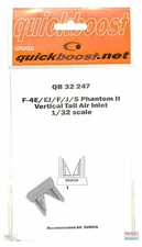 QBT32247 1:32 Quickboost F-4E F-4EJ F-4F F-4J F-4S Phantom II Vertical Tail Air