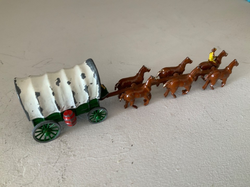 Matchbox Moko lesney Horse Drawn Covered Wagon | eBay