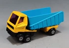 Vintage Matchbox Superfast Lesney Articulated Truck No.50 1973 Yellow Blue