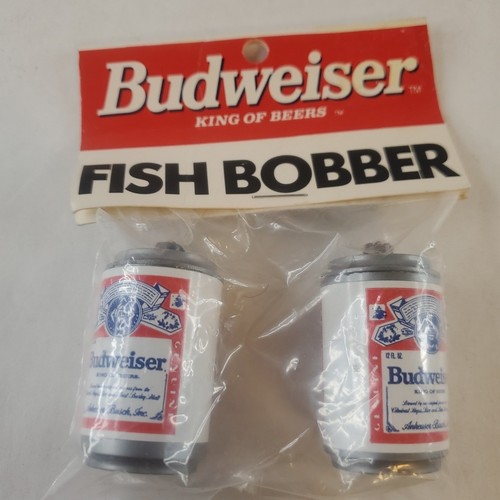Vintage 1993 Budweiser Beer Can Fishing Bobber Collectible Plastilite Corp NOS