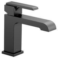Delta Ara 567LF-BLLPU Single Handle Bathroom Faucet - Matte Black