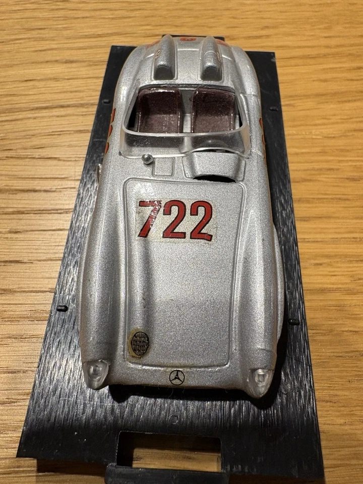 Modellino auto Brumm 1/43 Mercedes 300 SLR Roadster #722 Mille Miglia - Immagine 3 di 4