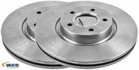 2X Bremsscheibe Vaico V25-80018 2 Bremsscheiben Vorderachse Vorne