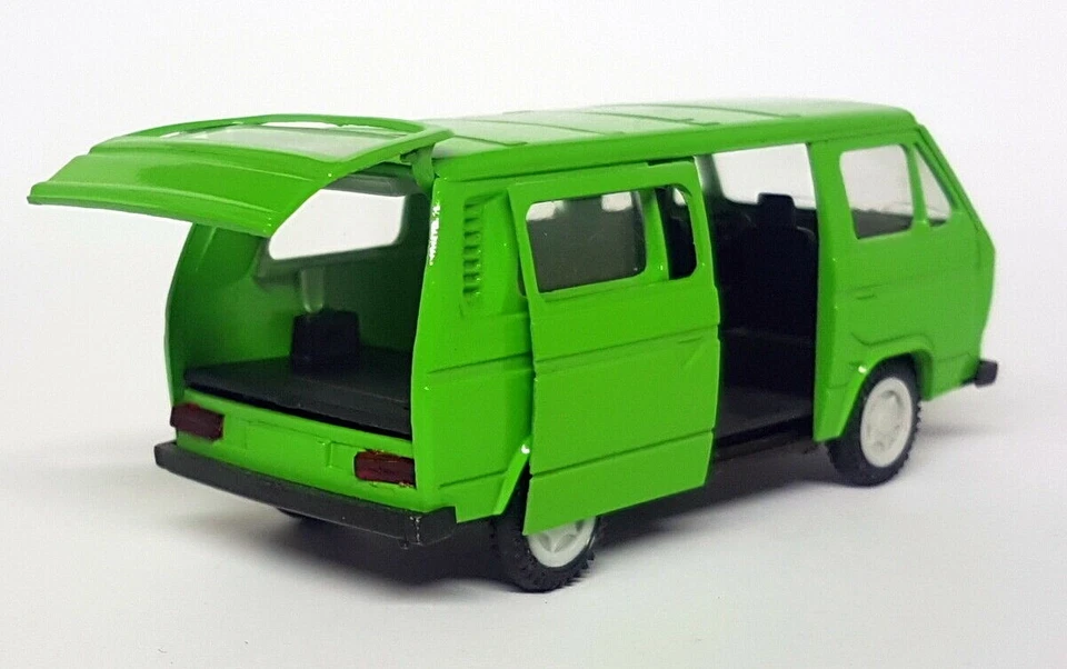Gama Mini Escala 1/43 - 1201 Volkswagen T3 T25 Minibús Verde Modelo Coche Foto 3 de 4