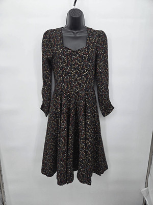 Effie'e Heart Margot Dress Craft Size Small Safety Pins Print Fun Unique