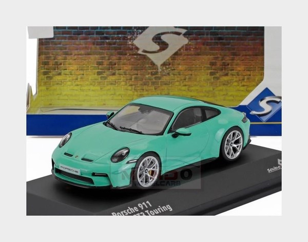 1:43 Solido Porsche 911 992 Gt3 Touring Coupe 2023 Mint Green SL4316503 Modellba-image