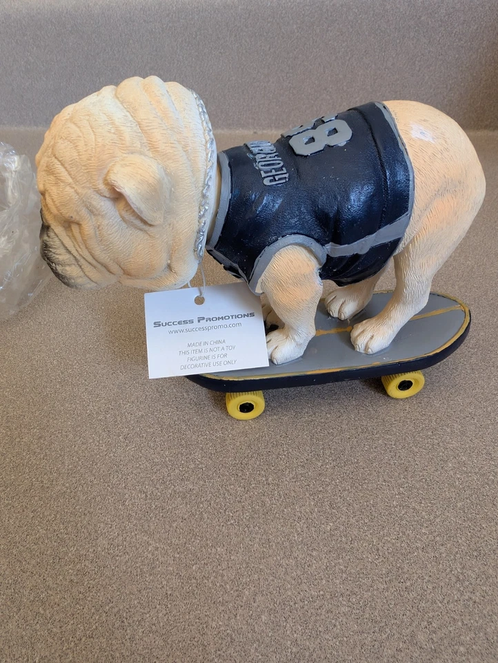 Georgetown Hoyas Basketball Jack the Bulldog On Skateboard Bobblehead 2015 LE - Image 4 of 4