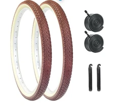 HUIOK 2 Pack Bike Tires 24x2.125:Replacement Tire for Beach Cruiser Bicycle
