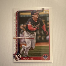 Topps 2025 Series 2 Jacob Young Washington Nationals #413 Baseball Card