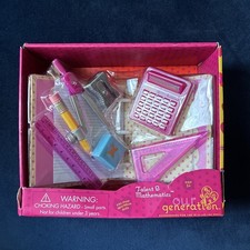 Our Generation School Supplies Talent  Mathematics FOR 18" Dolls New