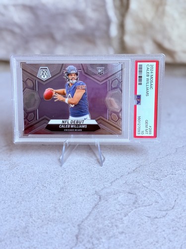 Caleb Williams 2024 Panini Mosaic NFL Debut Football Rookie Card #289 PSA 10