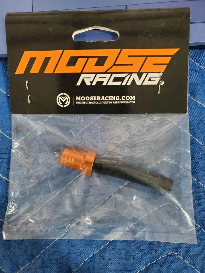 Moose Racing - Tapa de ventilación de combustible de aluminio naranja para ATV MX todoterreno - 0703-0261 Foto 2 de 2
