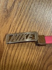 Pink Nike Golf Belt Spells NIKE On Buckle P13003181