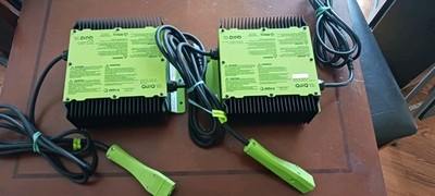 Delta-Q QUIQ 48 Volt LITHIUM Golf Cart Battery Charger X 2 LOT LIKE NEW!!!