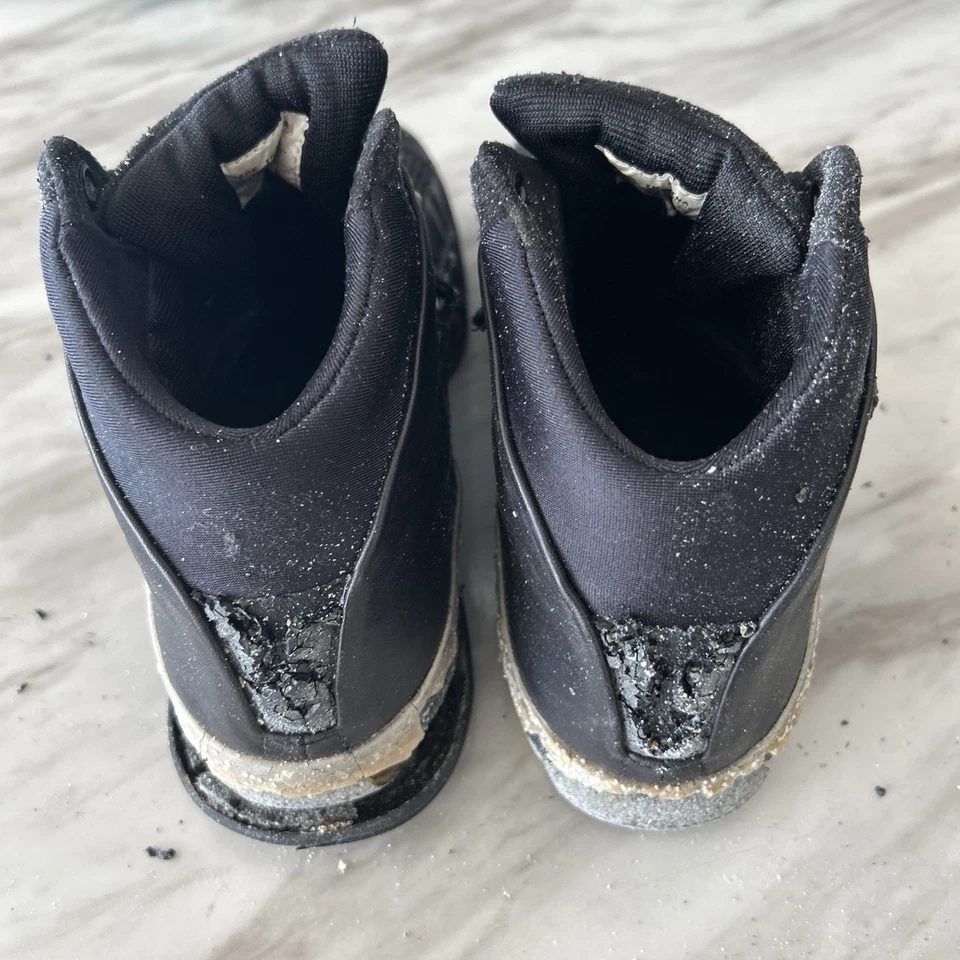 Maleta Nike Air Jordan 17 OG Negra Metálica Plateada 302720 041 Talla 9 Foto 4 de 4