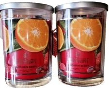 Chesapeake Bay Candle Home Scents MANDARIN BERRY  19 Oz. each  Lot of 2