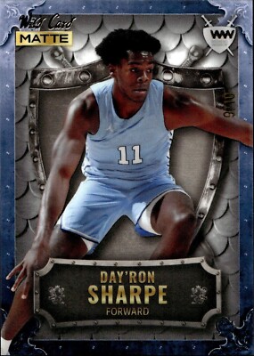 2022 Wild Card Matte Weekend Warrior #WW-11 Day'Ron Sharpe 9/10