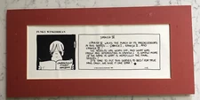 VINTAGE FUNKY WINKERBEAN ENLARGED COMIC STRIP CARTOON ILLUSTRATION ART PRINT