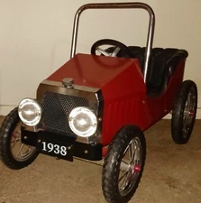Vintage 1938 Baghera Rat-Rod Custom Pedal Car Made in France 