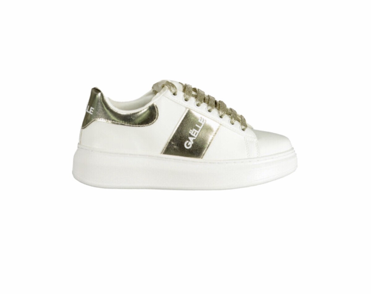 Gaelle París Zapatillas Mujer Logo Oro Talla 39