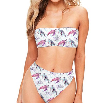 bandeau bikini plus size