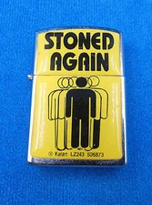 Vintage Kalan Cigarette Lighter ~ Stoned Again