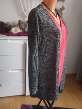 offene Strickjacke von Divided , grau / schwa...