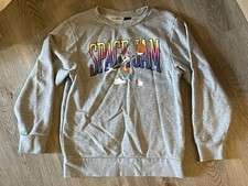 Space Jam bugs bunny gray sweatshirt youth/kids size M 8-10