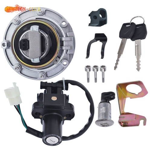 For Honda CBR600F4/F4i 2001-2006 Ignition Switch Fuel Gas Cap Seat Lock Key Set