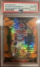 Patrick Mahomes 2022 Select Neon Orange Pulsar Prizm #20 /7 PSA 10
