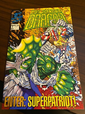THE SAVAGE DRAGON #2 IMAGE! 1ST FULL APPEARANCE SUPER PATRIOT! ERIK LARSEN 1992