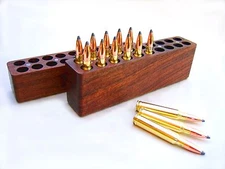 20 Rd Walnut Ammo Box 243 7mm-08 308  Winchester 6 , 25, and 6.5 Creedmoor