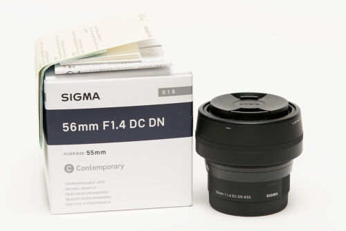 Sigma 56mm F1.4 DC DN for Sony E-mount Mint Condition | eBay