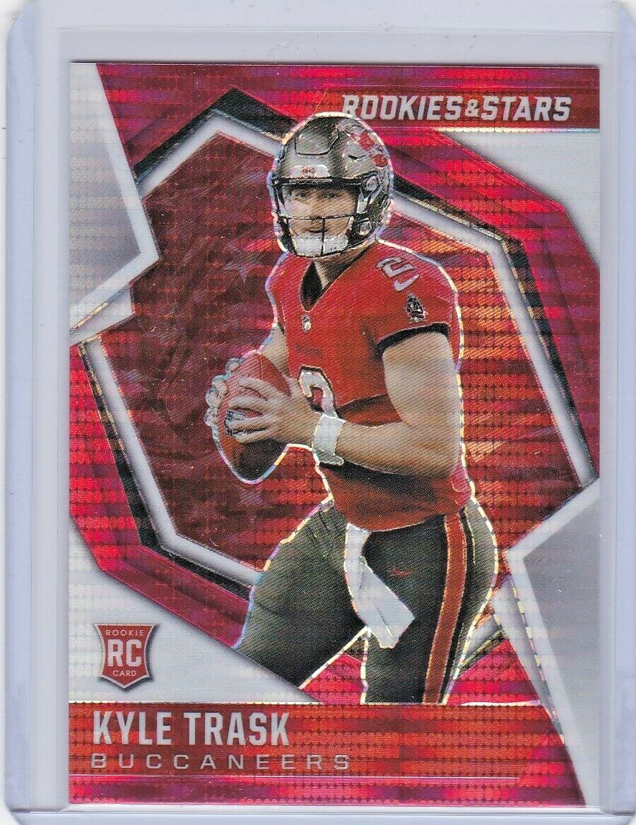🔥2021 ROOKIES & STARS KYLE TRASK ROOKIE #109 RED PULSAR PRIZM RC TAMPA BAY🔥  